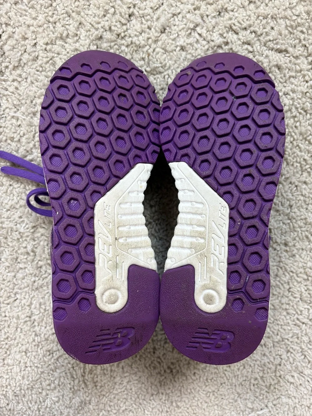 Women's NEW BALANCE Purple 247 Engineered Mesh RUNNING Shoes SNEAKERS 7 - Picture 7 of 7
